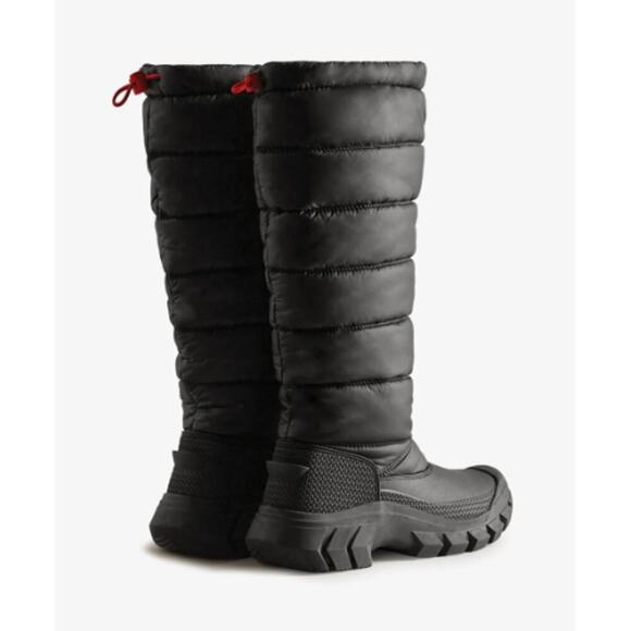 NIB Hunter Women's Black Intrepid Insulated Tall Snow Boots Size 6 - Picture 3 of 11